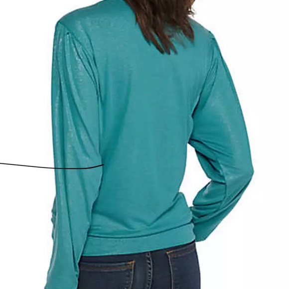 Free people Olivia glitter pleaded top - Picture 2 of 6